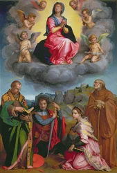 Madonna in Glory with Four Saints